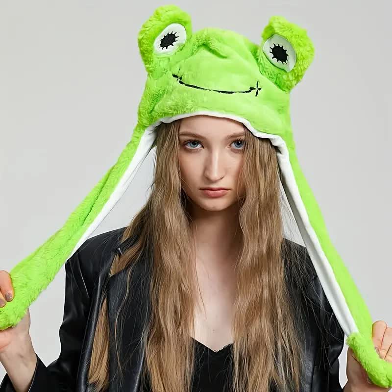 Frosch Mütze mit Wackelohren