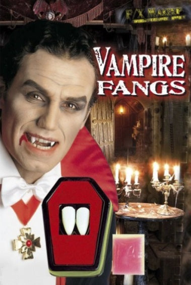 Vampirzähne mit Kleber - Dracula Gebiss