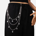 Hosenkette mit Sternen – Gothic Punk