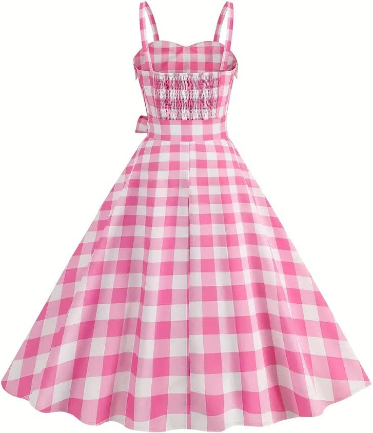 Karo Kleid – inspiriert von Barbie