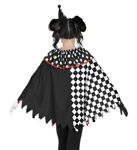 Harlekin Poncho – Pierrot Halloween