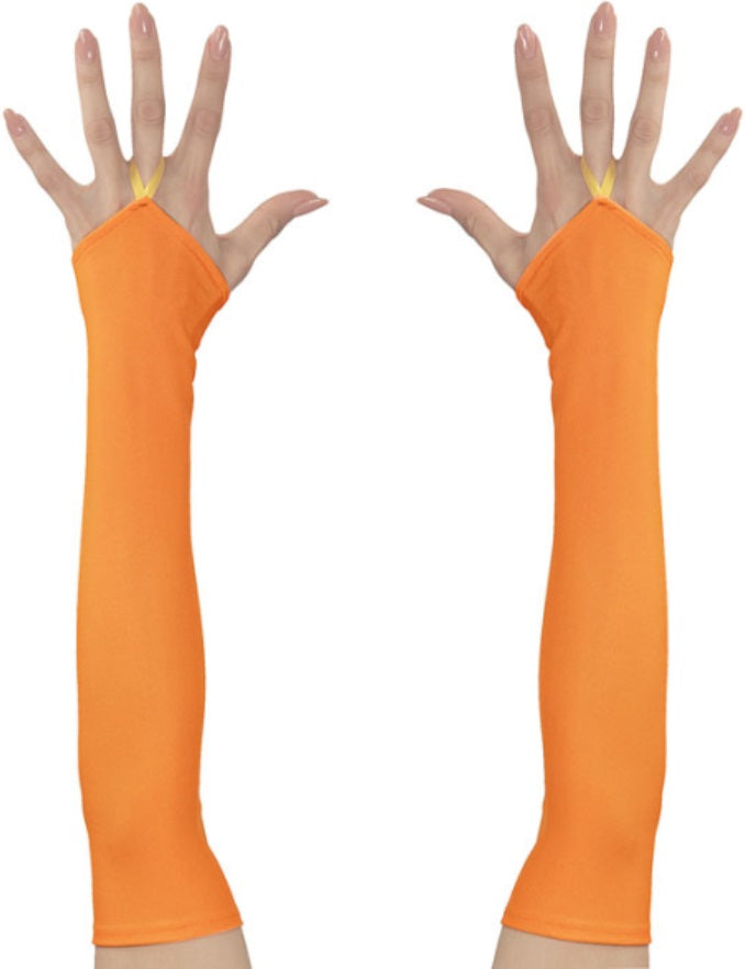 Satinhandschuhe – 80er Party