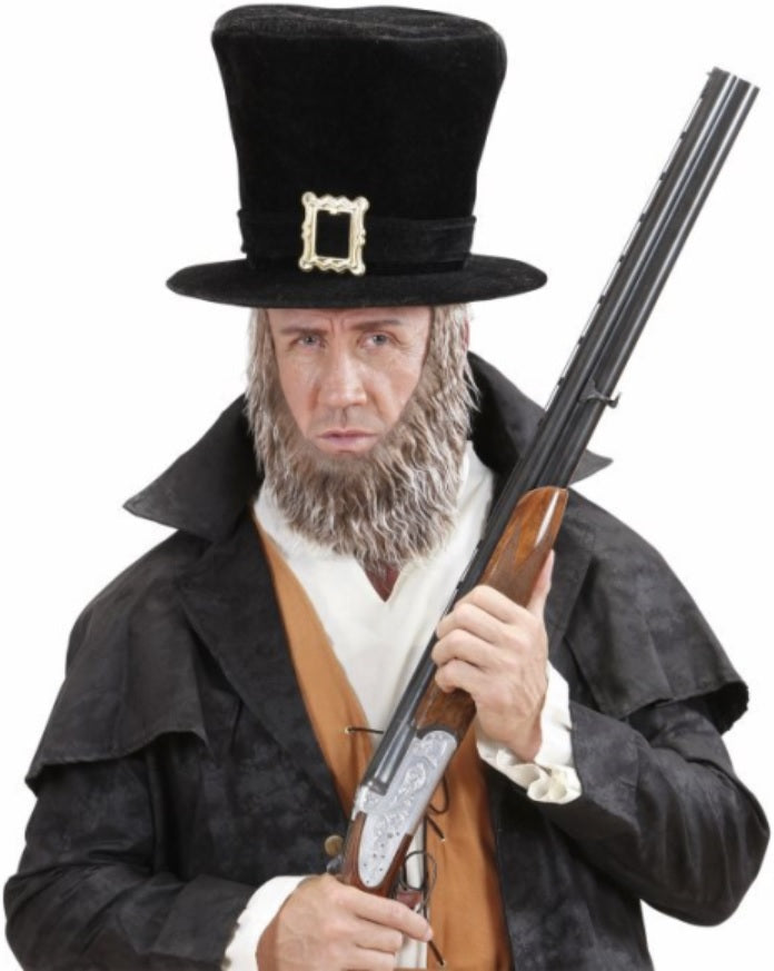 Lincoln Hut mit Bart – Zylinder