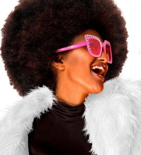 Strass Brille – Glamour Partybrille