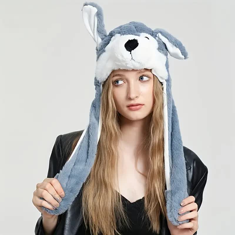 Wolf Mütze mit Wackelohren