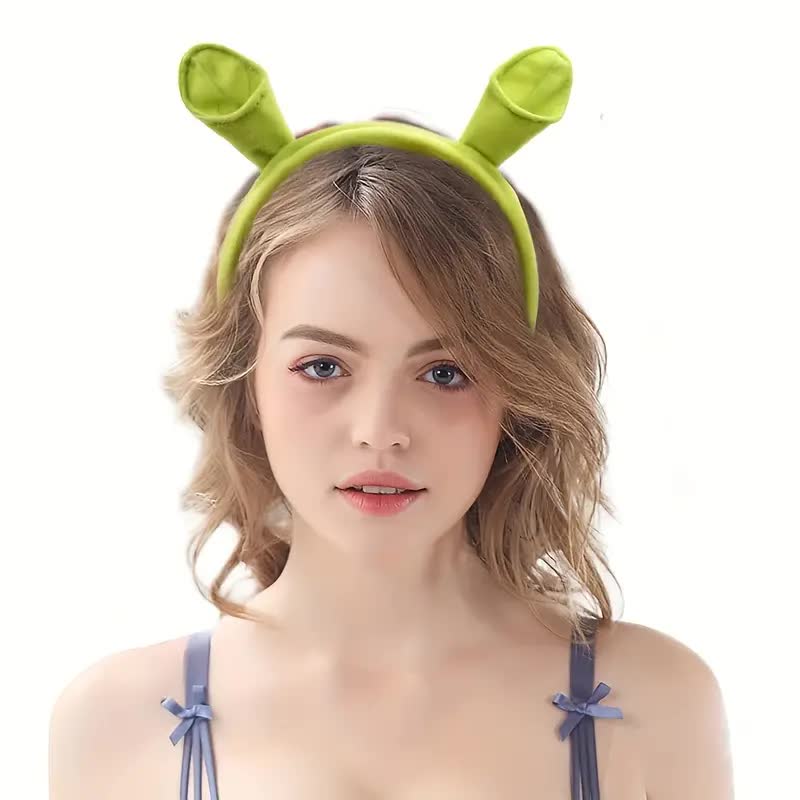Shrek Haarreif mit Ohren – Monster Kostüm