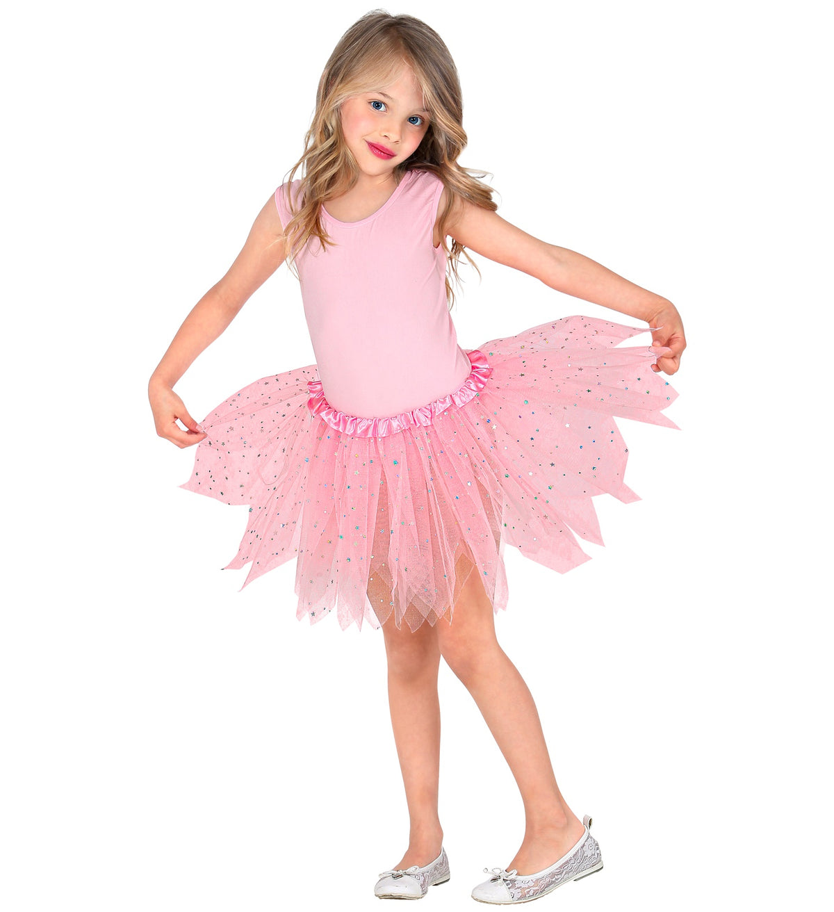 Petticoat mit Glitzer für Kinder – Engel Tutu
