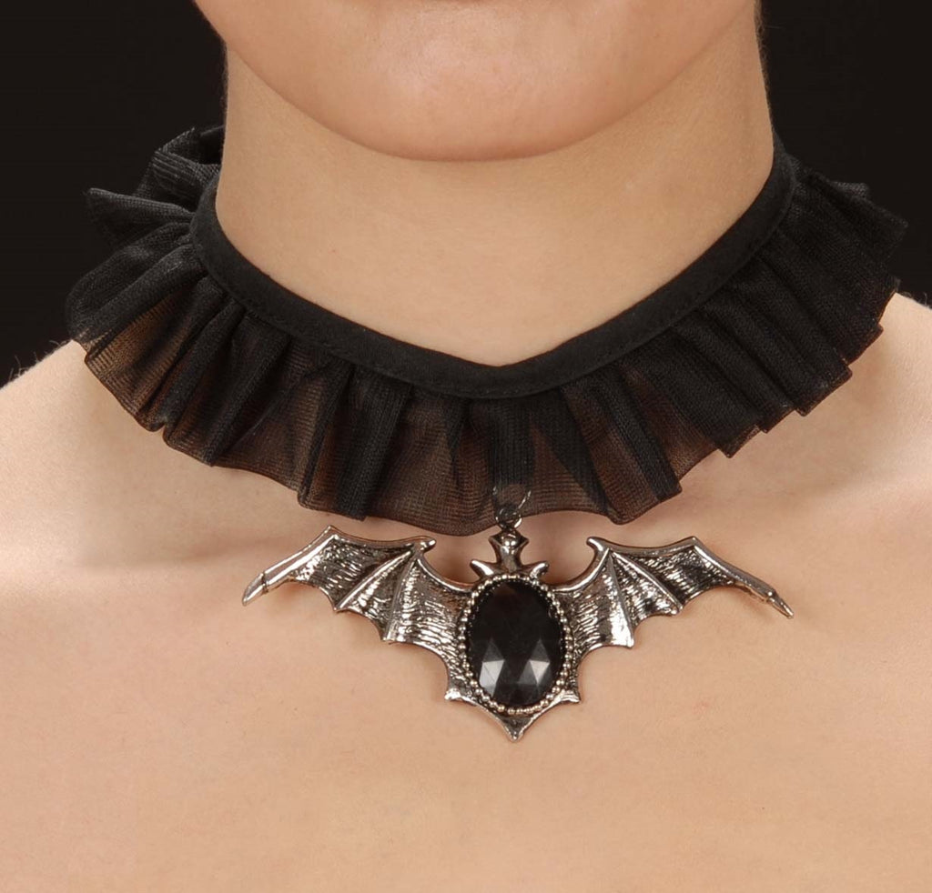 Vampir Halsband mit Fledermaus – Choker
