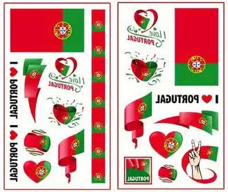 Portugal Tattoos – Fussball Fanartikel