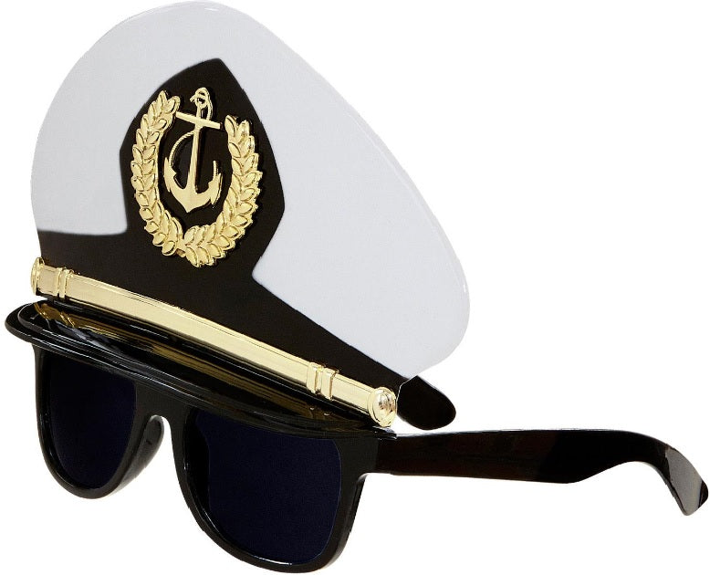 Kapitän Brille mit Kapitänshut – Partybrille