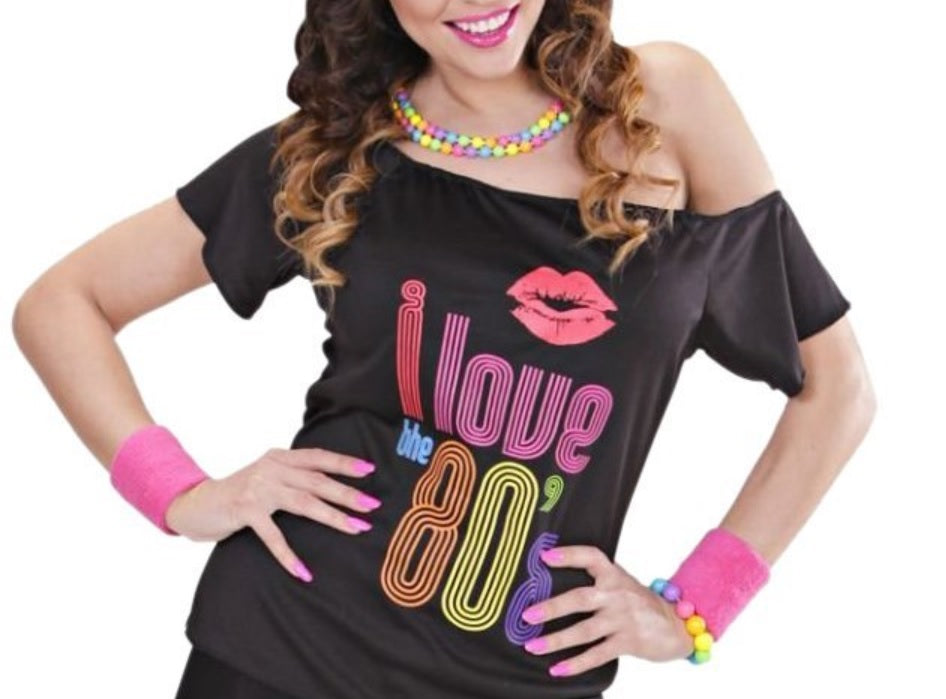 80er Partygirl Outfit – 80s Kostüm für Damen