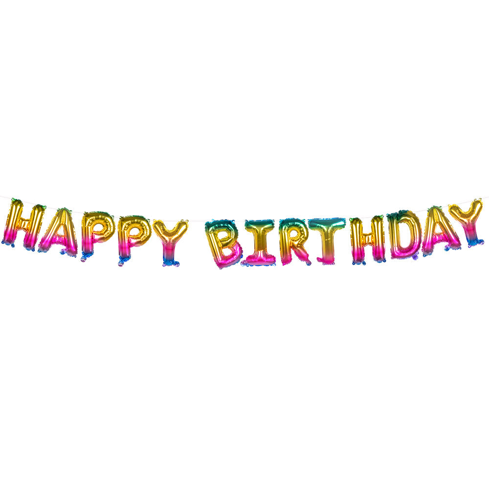 Happy Birthday Folienballons – Geburtstagsdeko
