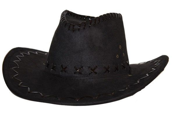 Cowboyhut aus Lederimitat - Western