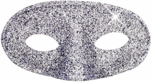 Augenmaske mit Glitzer für Erwachsene