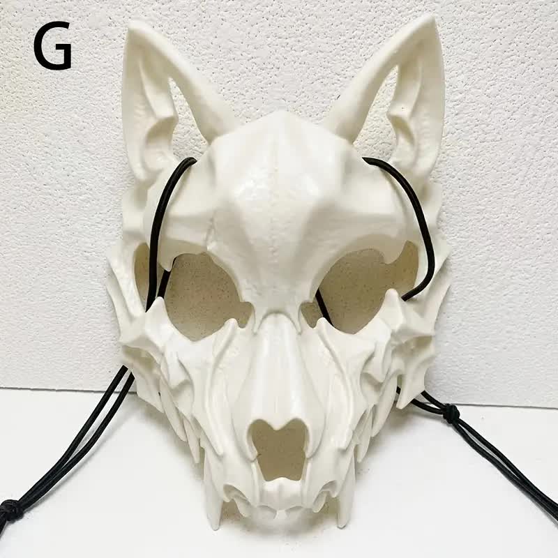 Wolfsschädel Maske für Halloween