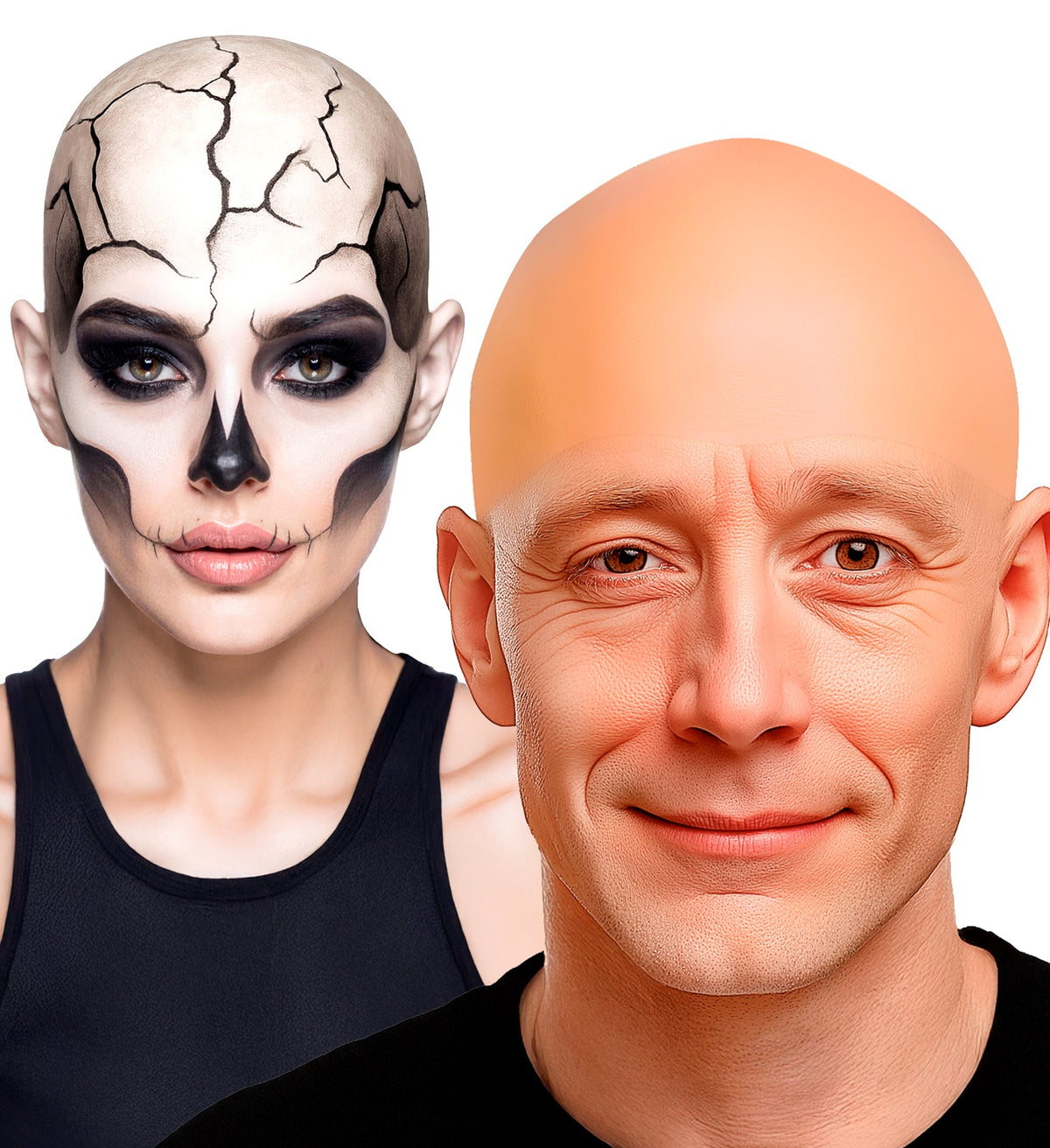 Latex Glatze – Vollglatze Kahlkopf