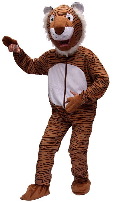 Tiger Kostüm für Erwachsene mit separatem Kopf