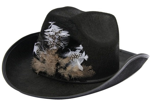 Cowboyhut mit Federn – Western Hut