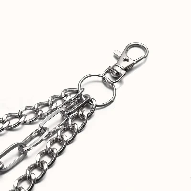Hosenkette mit Spikes – Punk Rocker Kette