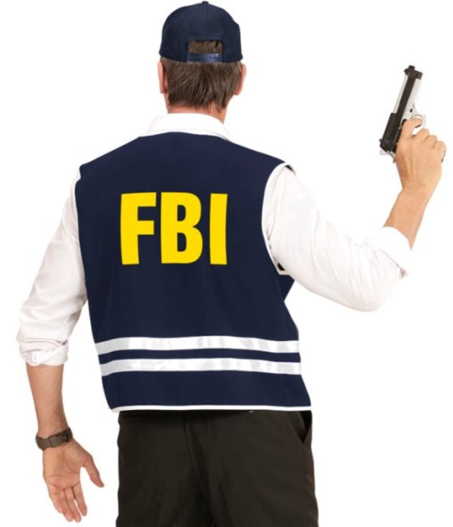 FBI Weste mit Mütze – Agent Kostüm