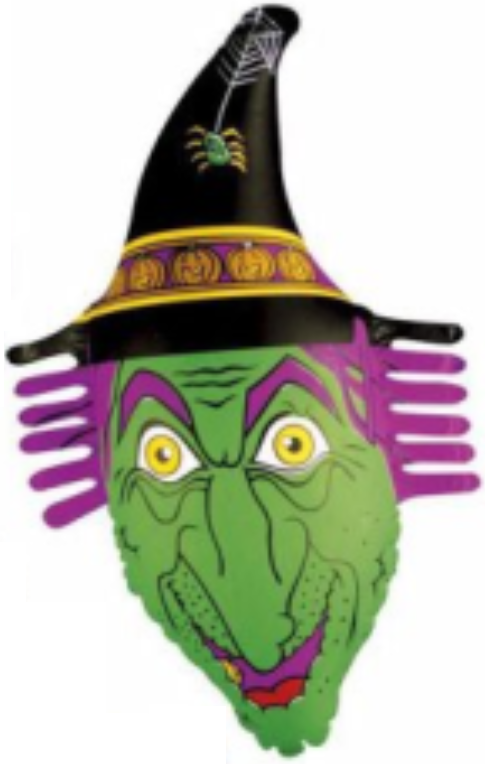 Hexe aufblasbar – Halloween Dekoration