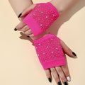 Netzhandschuhe fingerlos – 80er Party