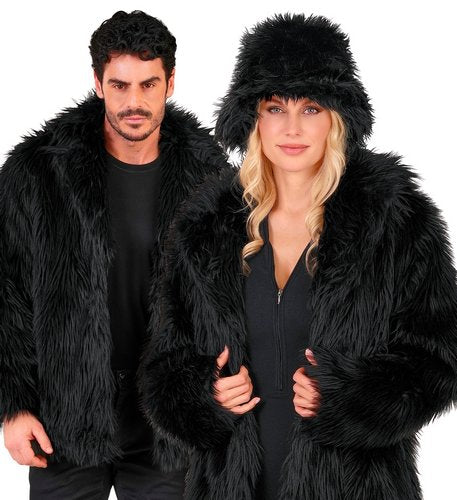 Kurze Plüschjacke Damen – 80er Fake Fur