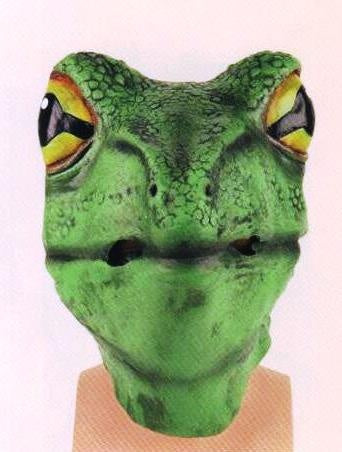 Froschmaske für Erwachsene aus Latex