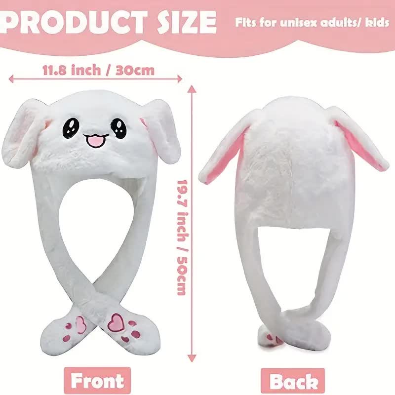 Hasen Mütze – Funny Bunny Plüschmütze