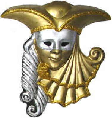 Venezianische Wanddekoration Maske