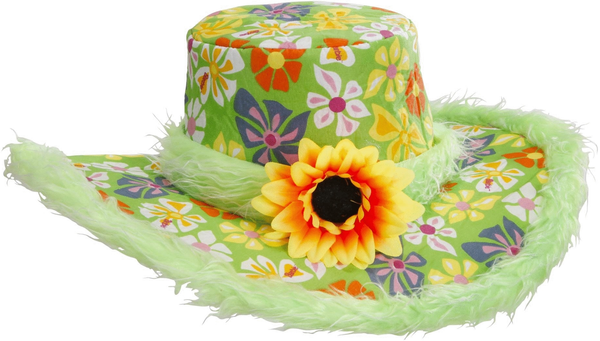 Sommerhut mit Blumen – Damenhut