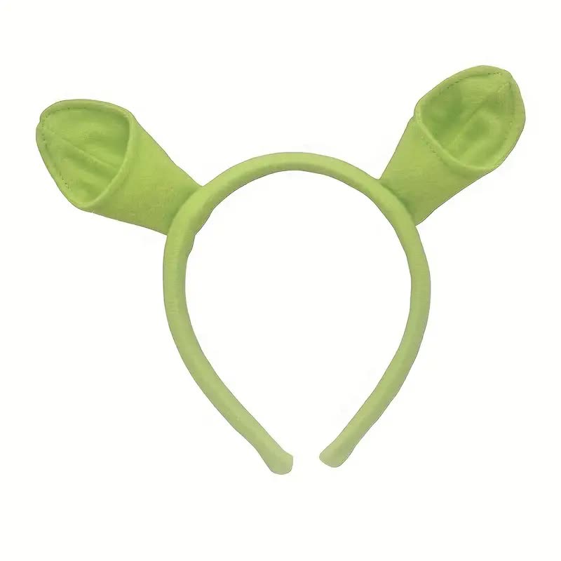 Shrek Haarreif mit Ohren – Monster Kostüm