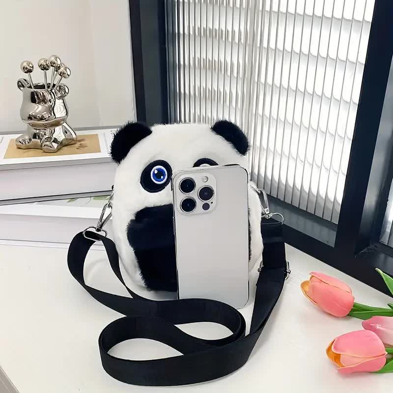 Panda Tasche – Plüsch Handtasche