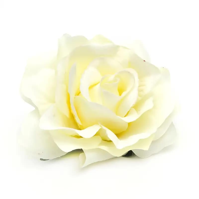 Rose Blume als Anstecker und Haarclip