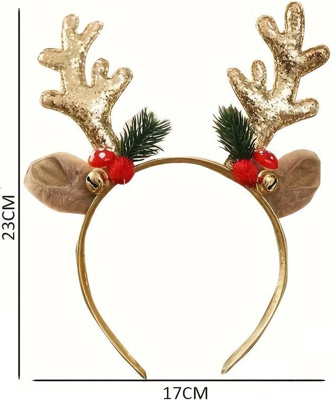 Weihnachtlicher Rentier Haarreif