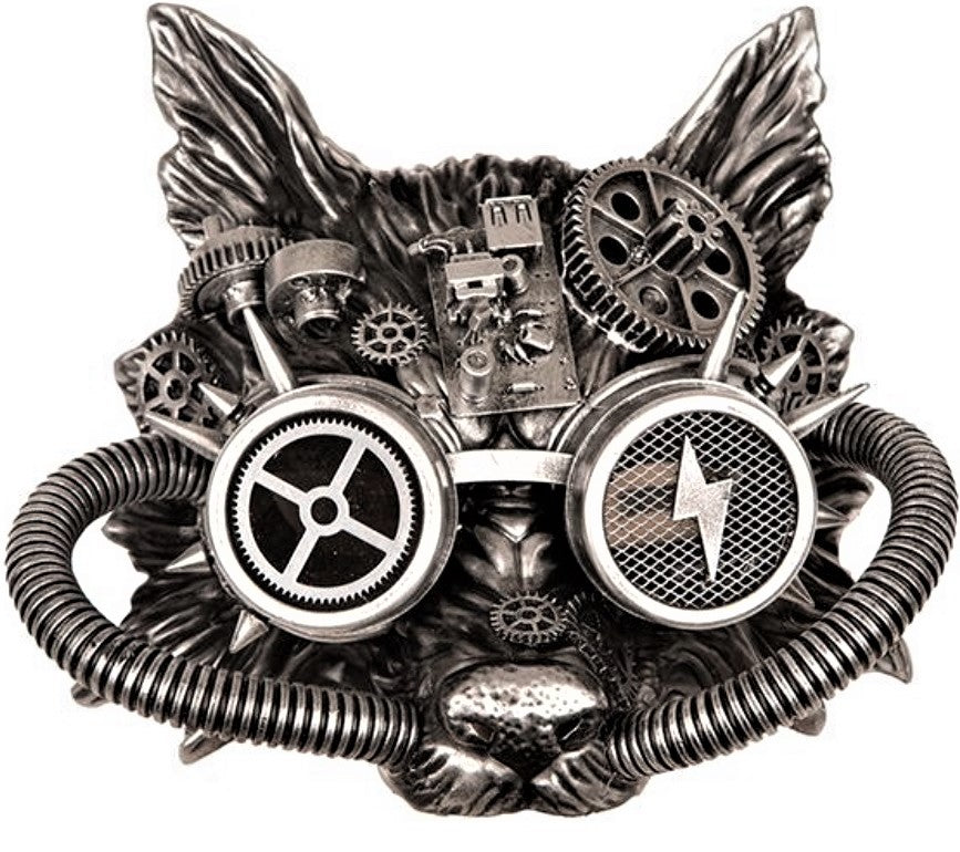 Space Cat Maske – Steampunk Robotic Katze