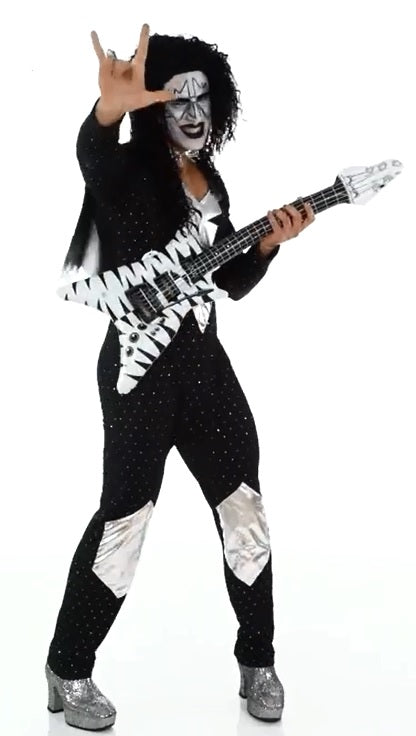 Kiss Kostüm Rockstar für Herren