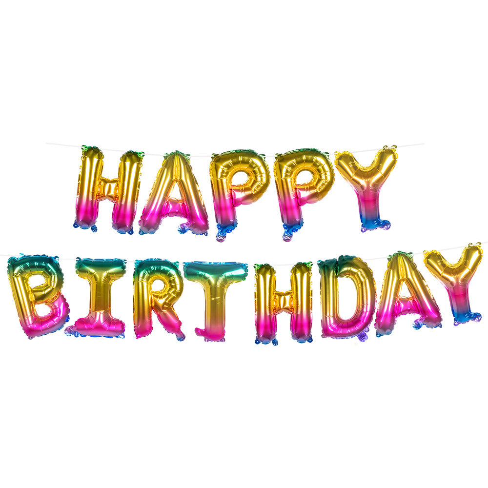 Happy Birthday Folienballons – Geburtstagsdeko