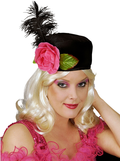 Charleston Damenhut mit Blume & Feder
