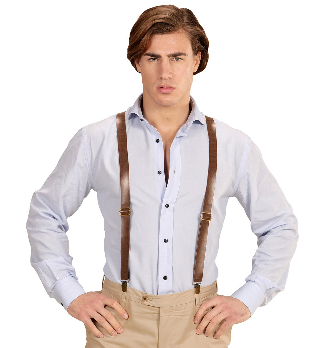 Hosenträger in Lederoptik für Oktoberfest