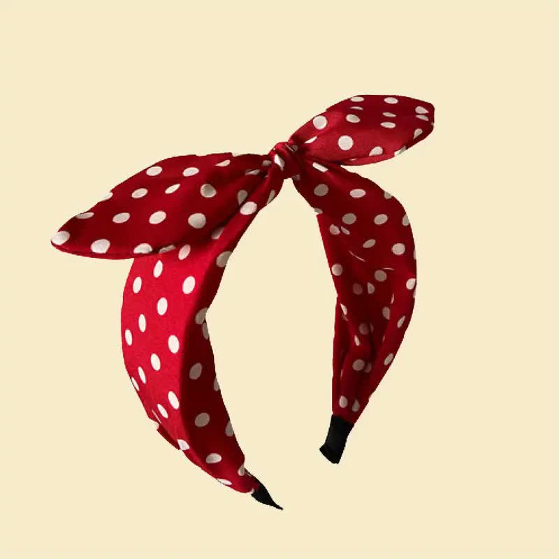 50er Jahre Haarreif mit Schleife – Rockabilly