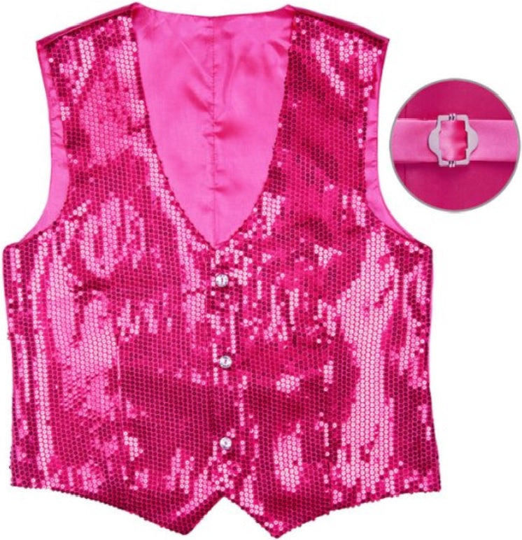Pailletten Weste – Glitzer Gilet