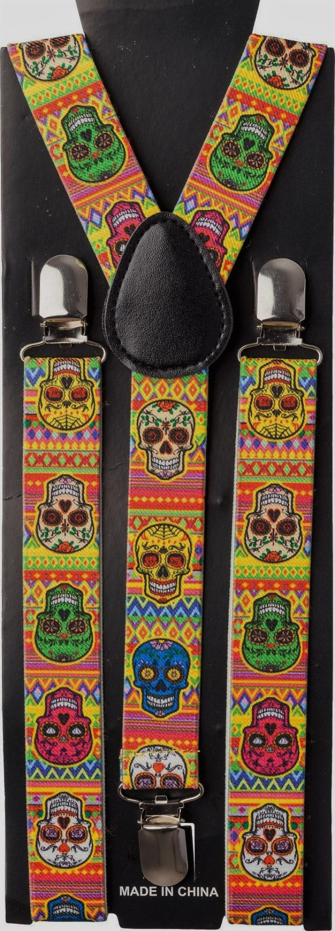 Mexikanische Hosenträger – Dia de los Muertos