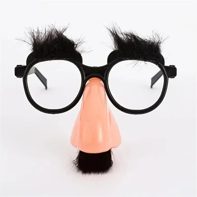 Groucho Brille mit Nase und Schnauz