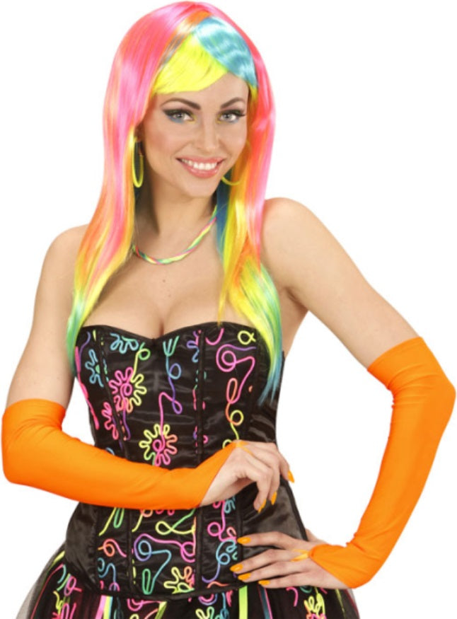 Satinhandschuhe – 80er Party