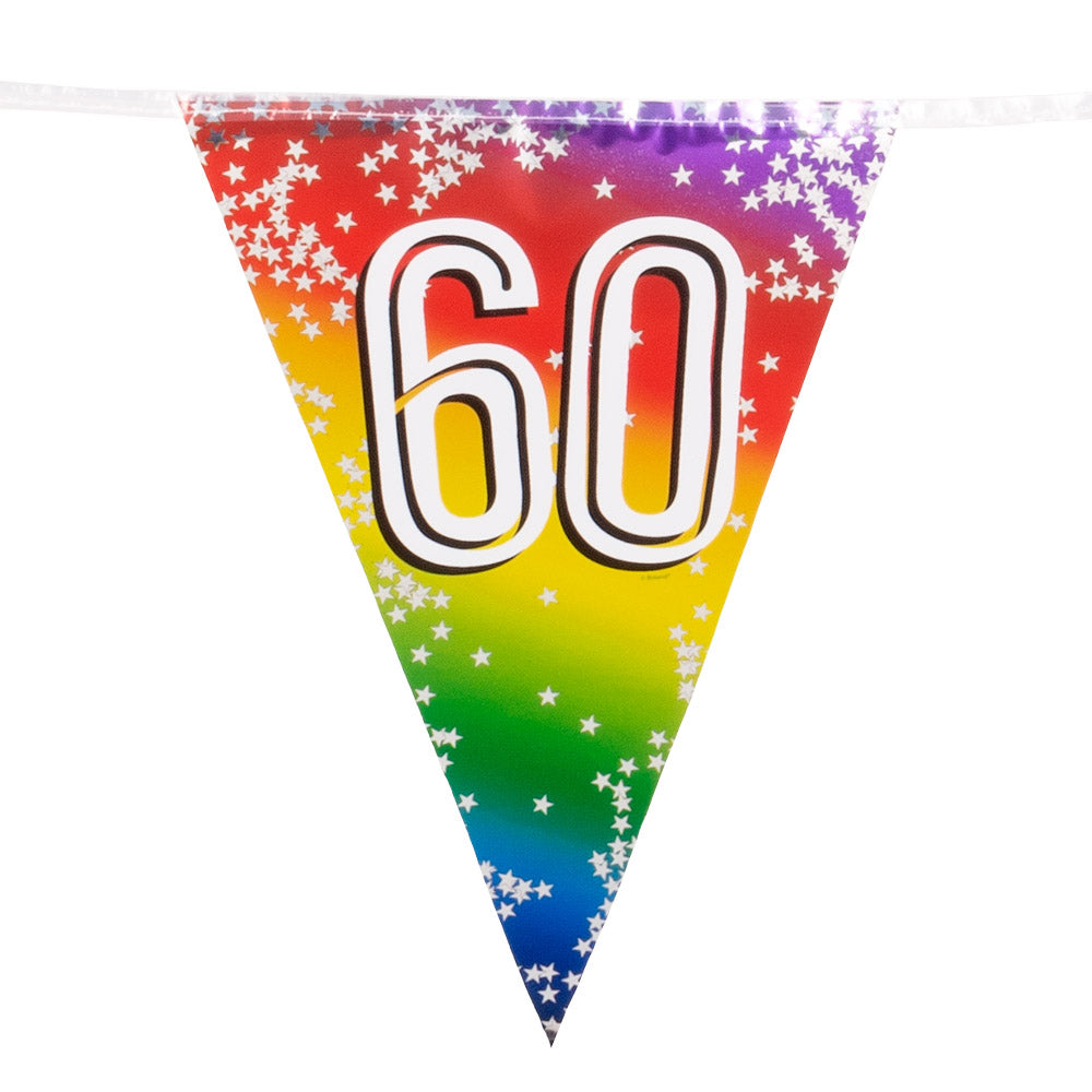 Wimpelkette zum 60. Geburtstag