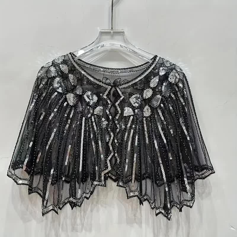 20er Jahre Poncho – Vintage Cape für Silvester