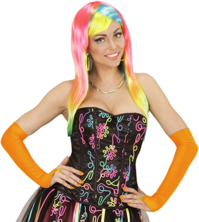 Satinhandschuhe – 80er Party