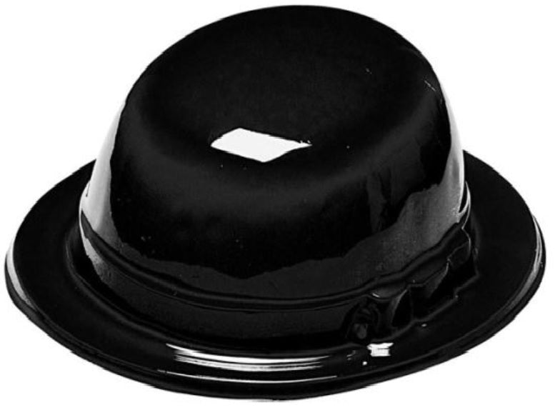 Melone Bowler Hut aus Plastik