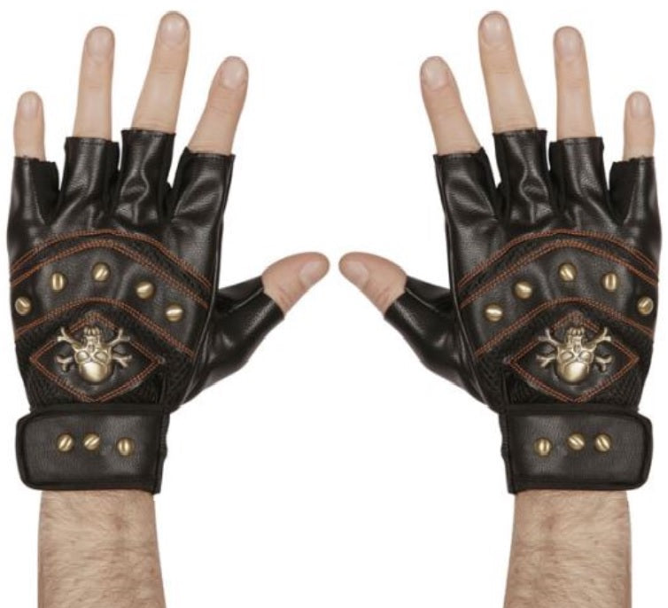 Steampunk Handschuhe – Nietenhandschuhe
